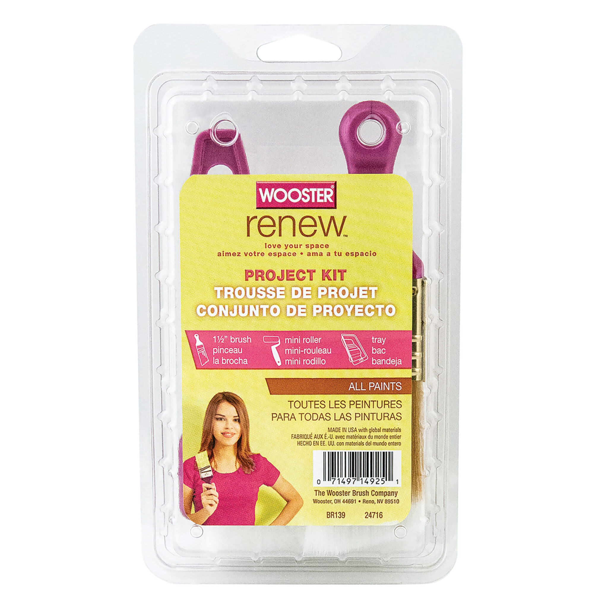 Craft & Hobby Brushes for Narrow Spaces Wooster Brush