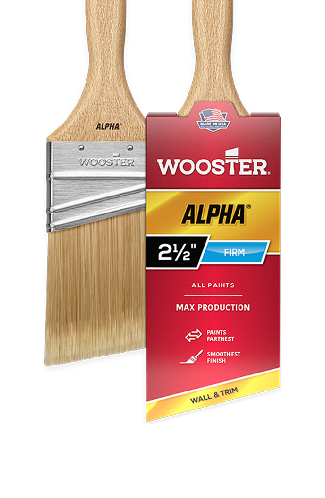 Wooster Alpha Brush - for A Smooth Paint Finish