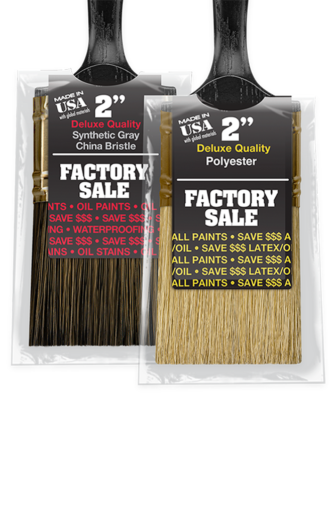 Factory Sale, Brushes