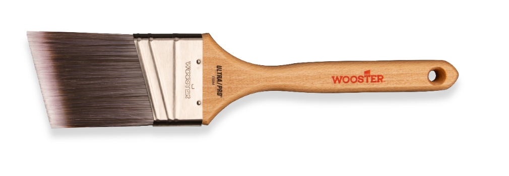 Wooster Brush - Paint Brush: 1/2″ Wide, Hog, Natural Bristle