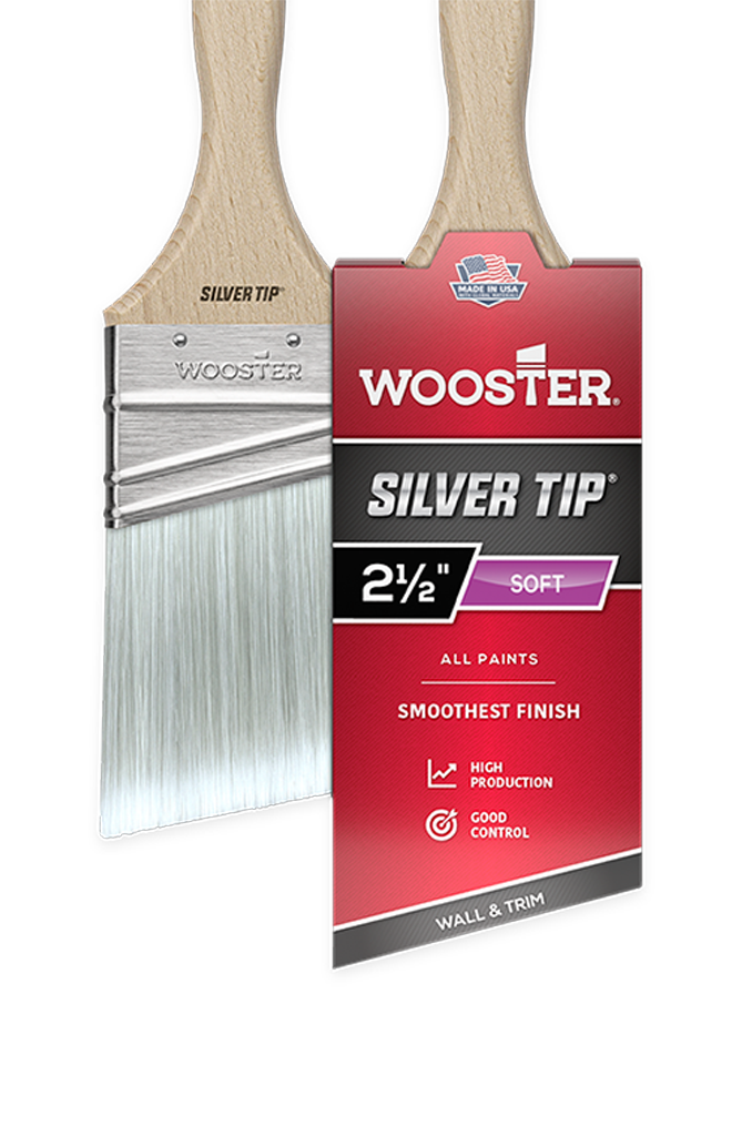 Wooster 3 Silver Tip Angle Sash Brush