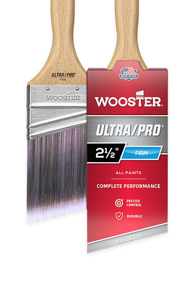 Wooster Ultra/Pro Paint Brushes - Flat, 2 1/2 - ULINE - Qty of 2 - H-8632