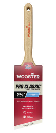Wooster Brush P3970-1 Polyester Angled Sash Paint Brush, 1.5