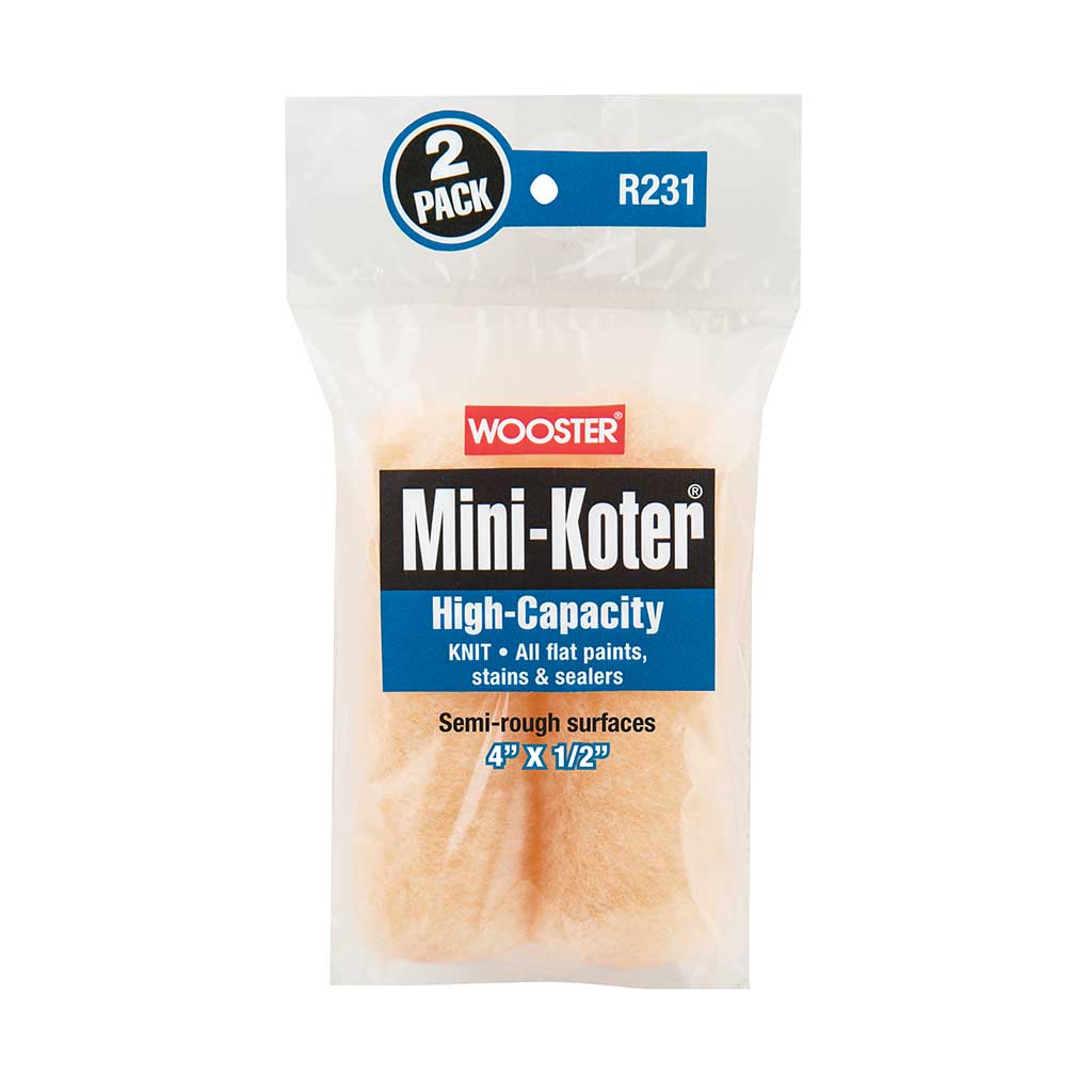 Wooster 4 Mini-Koter Yarn 10-Pack Roller Cover #R216-4