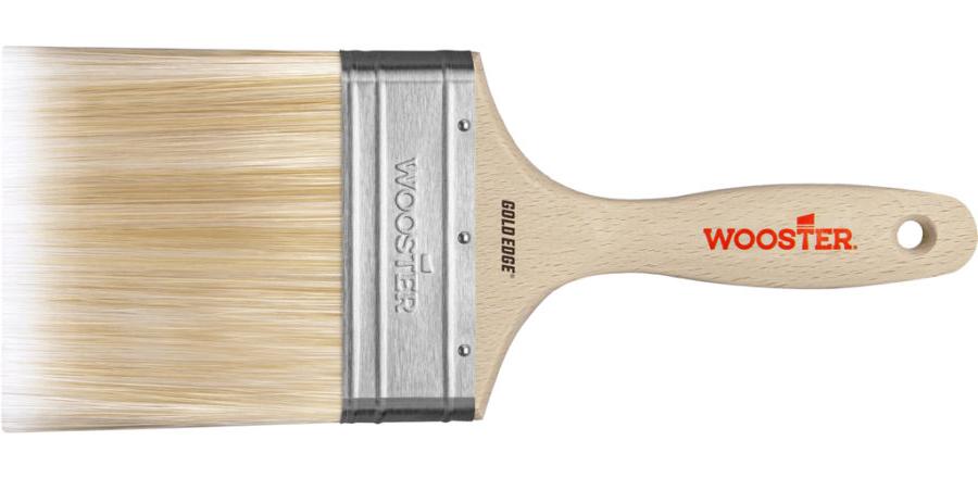 Wooster Gold Edge 3 in. W Flat Varnish Brush